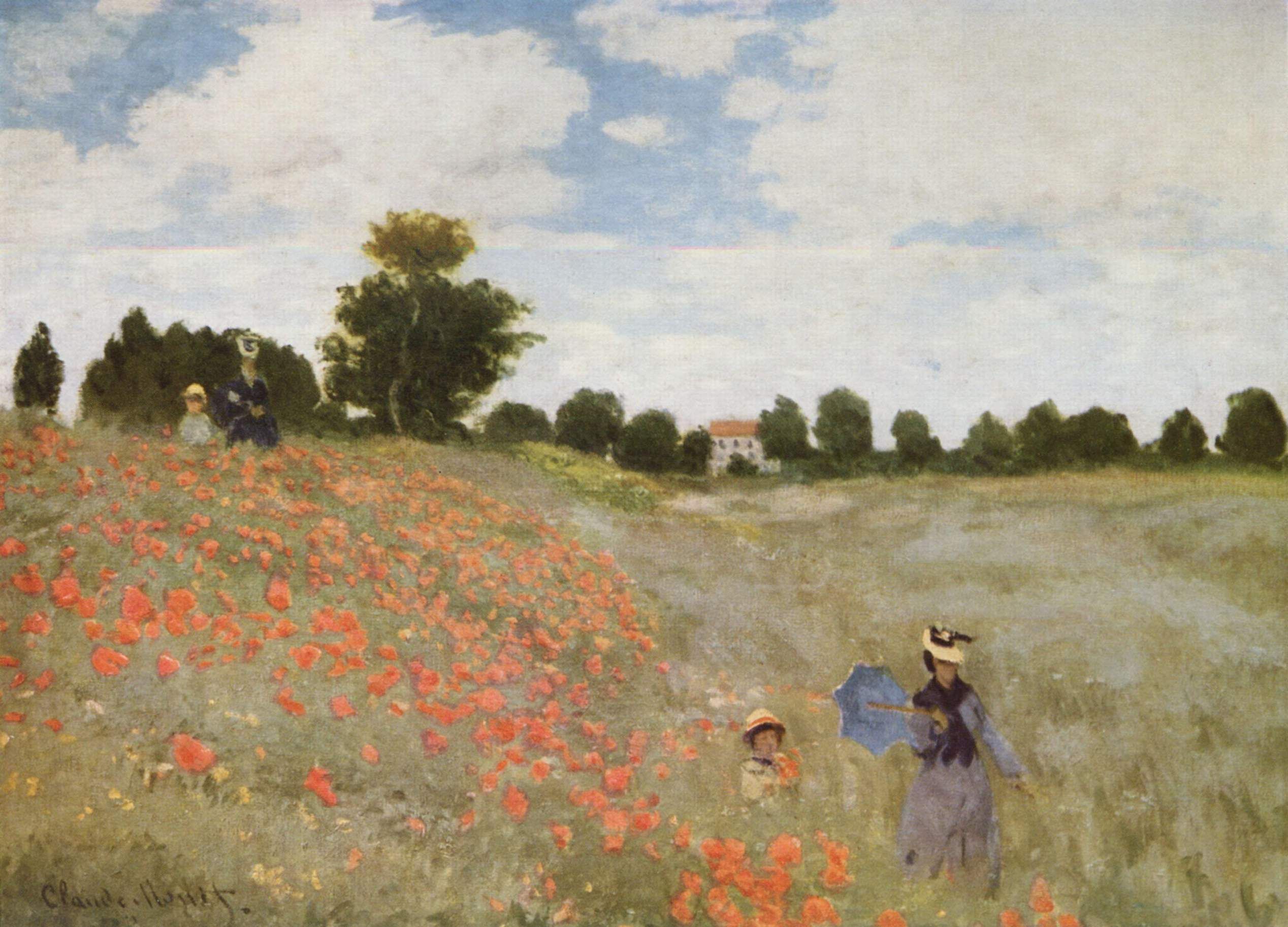 Claude Monet, Mohnfeld bei Argenteuil